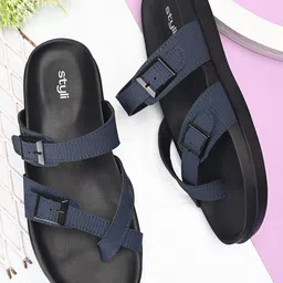 Styli Men Comfort Sandals with Buckle Detail-image-46