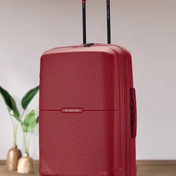 Nasher Miles Textured Hard Sided Trolly Bag-image-90