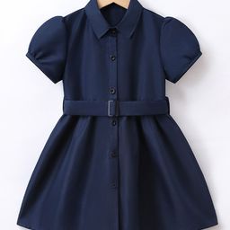YK Girls Fit and Flare Knee Length Dress-image-42