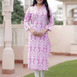 Jevi Prints Floral Printed Straight Kurta-picture-39