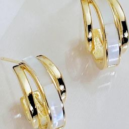 VAGHBHATT Gold-Plated Hoop Earrings-78