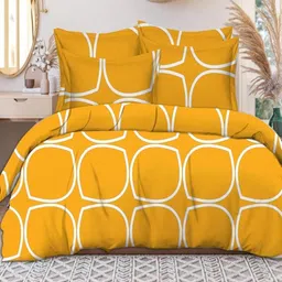 Monik Handicrafts Grey Bedsheets-image-42