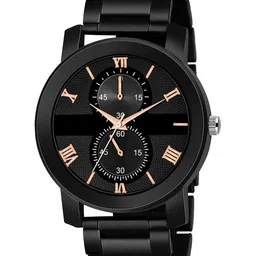 CSAMON Men Dial & Bracelet Style Straps Analogue Watch PEDO C9BLK NEW PU-99