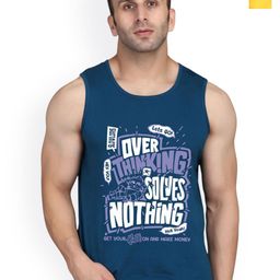 Slowloris Men Set Of 2 Printed Sleeveless Cotton Innerwear Gym Vests-picture-39