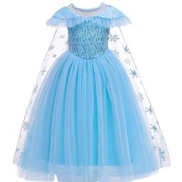 BAESD Embellished Cape Sleeve Fit & Flare Maxi Dress-image-9