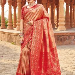 Smart Stree Woven Design Zari Kanjeevaram Pure Silk Saree-image-81
