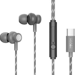 RIFF USB C Boom Headphone Wired Type C Earphone N-oise-Canceling with Microphone Wired Headset-image-74