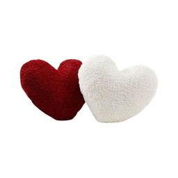 THROWPILLOW White & Red Set of 2 Embellished Square Cushion Covers-3