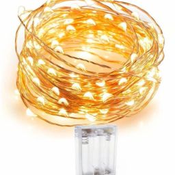 50 LEDs 5.08 m Yellow Steady String Rice Lights-20