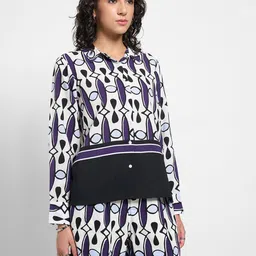 Annabelle by Pantaloons Abstract Print Shirt Style Top-picture-4