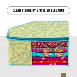 Kuber Industries Green Set of 3 Regular Multi-Utility Organisers image 2