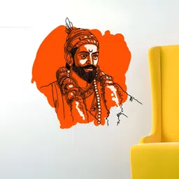 Decor Villa Mutlicolor Chatrapati Shivaji Wall Sticker-picture-28