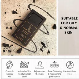 Golden Treez Set Of 2 Activated Charcoal Soap - 115 g Each image 4