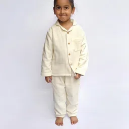 Snuggly Spaces Kids-Unisex White Nightdress-image-75