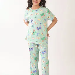 Anthrilo Girls Printed Night suit-29
