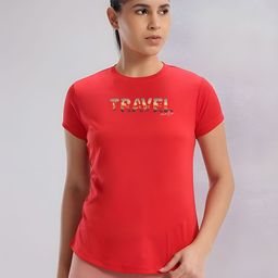 SZN Women Printed Applique T-shirt-image-72
