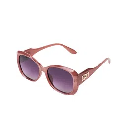 SALTY Unisex Grey Lens & Brown Butterfly Sunglasses with-image-37