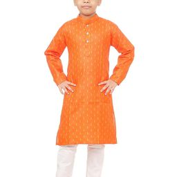 VISHESTA Multicoloured Cotton Blend Kurta & Pyjamas-image-96