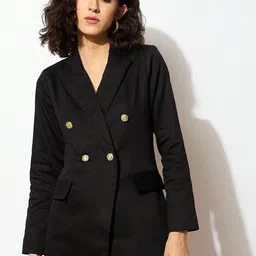 SASSAFRAS Comfort Fit Double Breasted Blazer-55