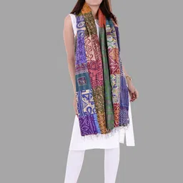 HANDICRAFT PALACE Ethnic Motifs Printed Silk Dupatta-13