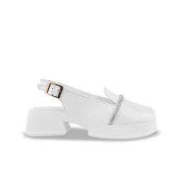 Try Me PU Party Block Mules image 4