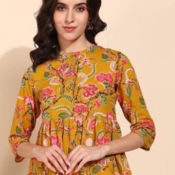 Asami Women Floral Printed Cotton Top-picture-15
