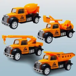 Toy Auto World Construction Die-Cast Vehicle Set 1|55 Scale Pack of 4-image-26