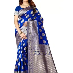 KALINI Woven Design Zari Pure Silk Kanjeevaram Saree-image-65