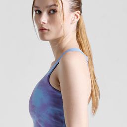 ONLY Abstract Half Coverage Racerback Bra With Moisture Wicking image 2