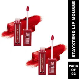 MATTLOOK Set Of 2 Stayxtend Lip Mousse Enriched With Vitamin E 4ml Each - Lady In Red 05 image 4
