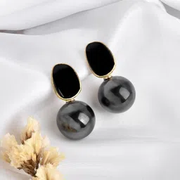Palli Creation Women Circular Drop Earrings-image-83