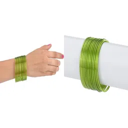 1ST TIME Set Of 24 Green Alloy Bangles-picture-22