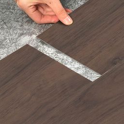 INDIAN ROYALS Brown Wooden Design Waterproof Floor Plank-24