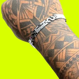 Dynamic Retail Global Men Silver-Plated Link Bracelet-image-91