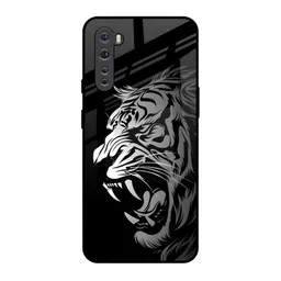 QRIOH Unisex OnePlus Nord Quirky Shockproof Glass Back Case-picture-21