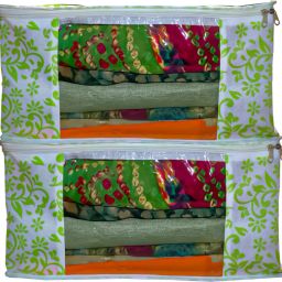 PRAHAN INTERNATIONAL Soiled Garment Bag , Apparel Storage, Appliance Covers QWS151 for Sarees Cloths Polyester Laundry Bag-image-37