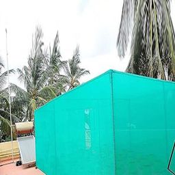 Kuber Industries Green Sun Shade Square UV Blocking Durable Canopy Net image 3