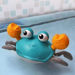 buddynjoy Rechargeable Crawling Crab Baby Toy with Music & Automatic Obstacle Avoidance image 2