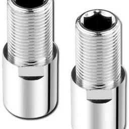(3")Full Brass Extension Nipple for Bathroom Taps/Kitchen Taps(3 INCH)-SET OF 2 Faucet Nozzle-6