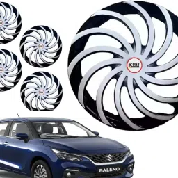15 Inch Wheel Cover Cap for Baleno Silver Black Wheel Cover For Maruti Baleno-image-87