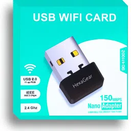 HexaGear Ultra Slim WiFi Adapter USB for Laptop Computer and Office Desktop PC USB Adapter-image-43