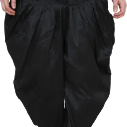 Solid Dupion Silk Men Harem Pants-image-24