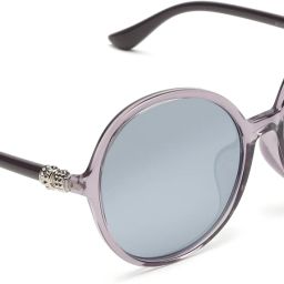 Mirrored, Polarized, UV Protection Round Sunglasses (59)-35