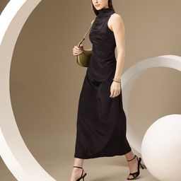 chemistry Women Maxi Black Full Length Dress-picture-30