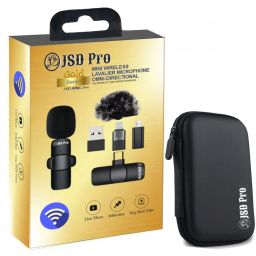 JSD-WMG-9 FUR Gold Series - iPhone & C-Type Smartphone compatible Mini Wireless Microphone-25