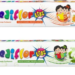 Anticavity Toothpaste Green Apple and Orange Flavour Combo Pack | 70g per pack | Toothpaste-20