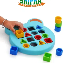 shipraa Shape Matching Puzzle Tic Tac Toe Board Game Accessories image 2