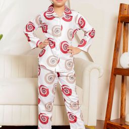 Stuffie Land Girls Printed Shirt with Trousers-image-46