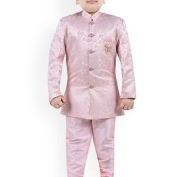 BAESD Boys Woven Design Sherwani Set-35
