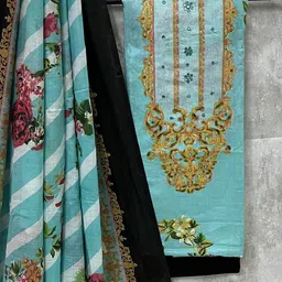 SALWAR STUDIO Printed Pure Cotton Unstitched Dress Material-image-34